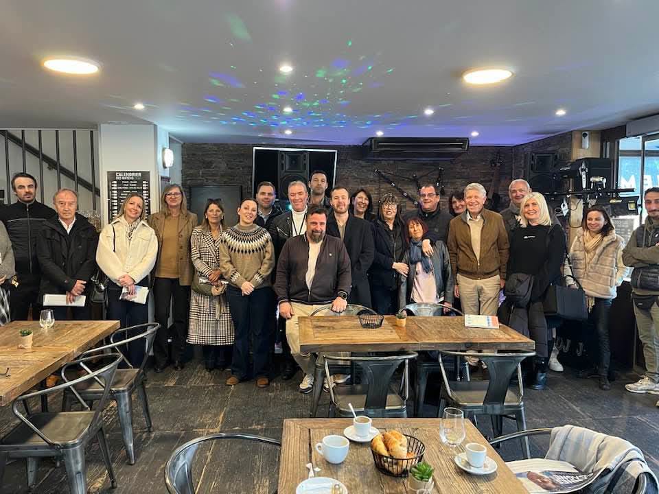 Petit-déjeuner ABECCO commerçants et élus - photo 1